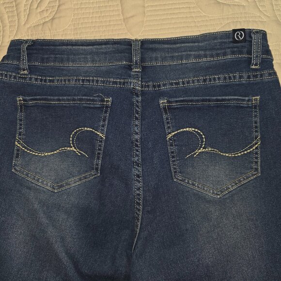 Riders by Lee Stretch Capri Cropped Wide Leg Jeans Size 10 - Picture 3 of 6